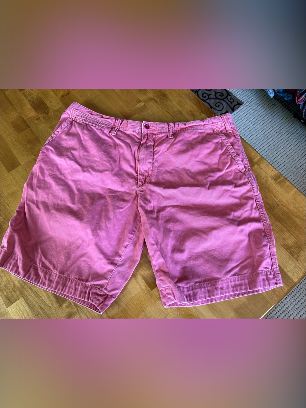 Polo by Ralph Lauren Men's Raspberry Cargo Shorts